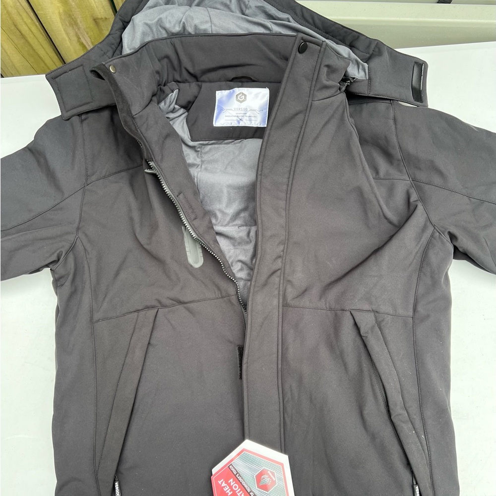 Vergoo Hooded heated jacket size extra large
